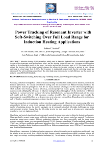 Power Tracking of Resonant Inverter with Soft-Switching