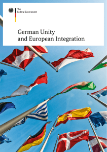 German Unity and European Integration