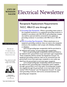 Electrical Newsletter - City of Winston
