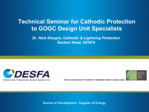 Technical Seminar for Cathodic Protection to GOGC