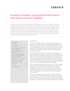 Increasing Processor Computational Performance with