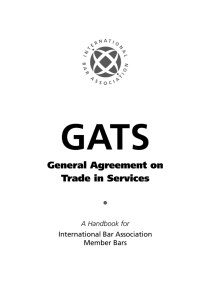 GATS Handbook - International Bar Association