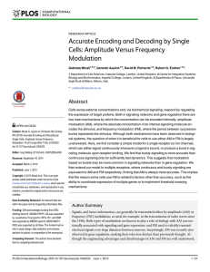 Accurate Encoding and Decoding by Single Cells: Amplitude