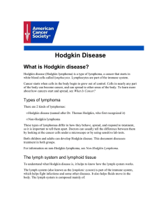 Hodgkin Disease - American Cancer Society