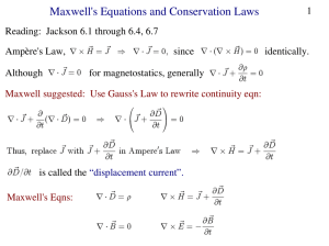 Maxwell`s Equations and Conservation Laws
