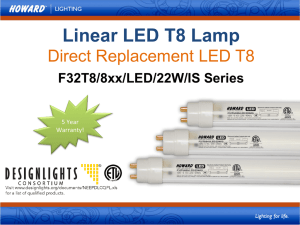Linear LED T8 Lamp