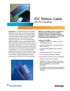 Madison`s IDC Ribbon Cable