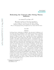Reheating the Universe after String Theory Inflation