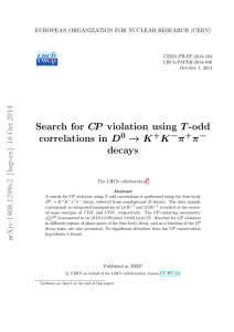 Search for CP violation using T-odd correlations in D → K K π π