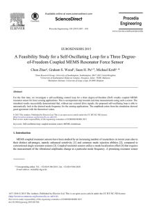 A Feasibility Study for a Self-oscillating Loop for a Three Degree