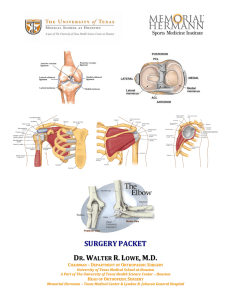 dr. lowe surgery packet