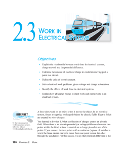 2.3 Work in Electrical Systems