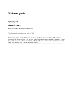VLS user guide - The Linux Documentation Project