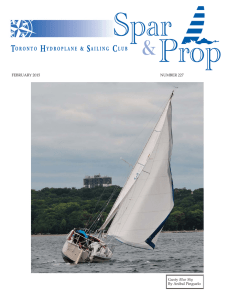 February - Toronto Hydroplane and Sailing Club