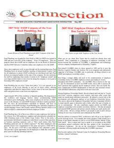 May 2007 Edition - The ESOP Association