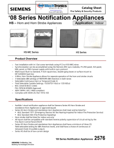 08 Series Notification Appliances