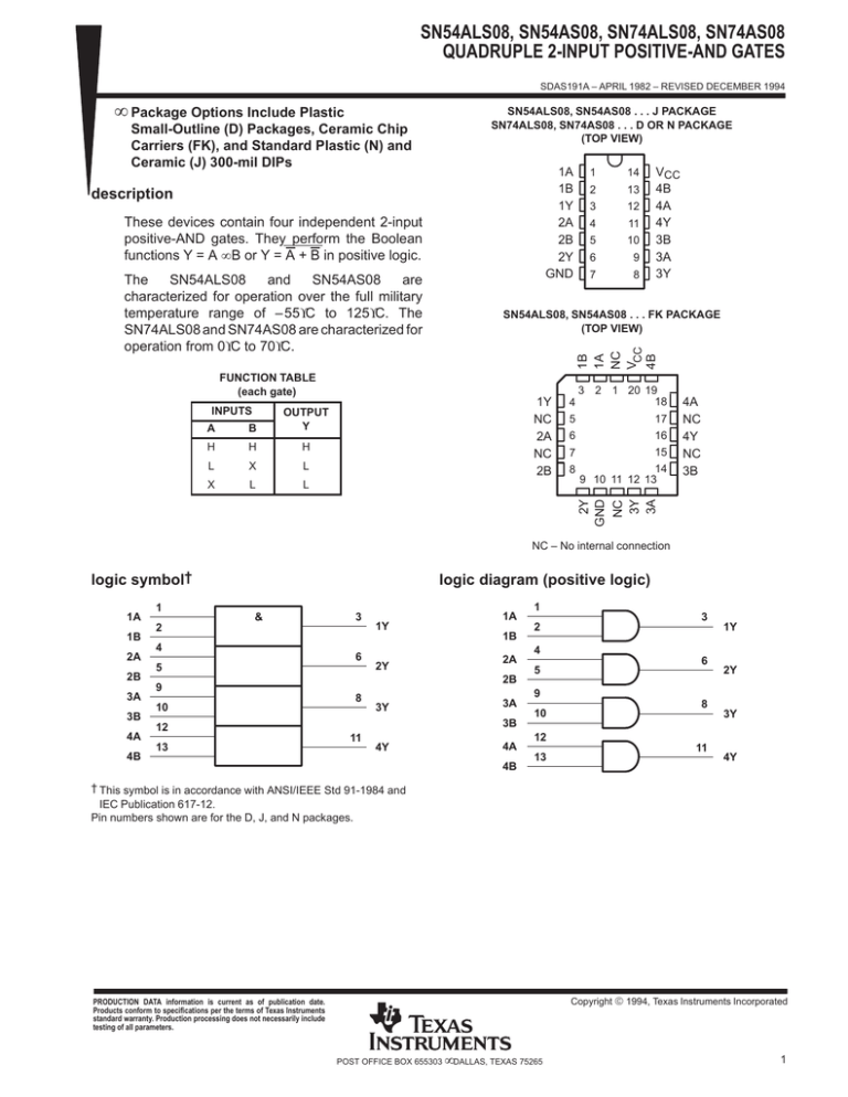 Quadruple Input Positive