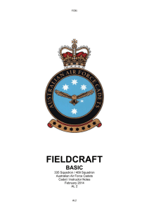 335SQN Fieldcraft Basic (FCB) Training Notes