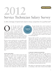 Service Technician Salary Survey