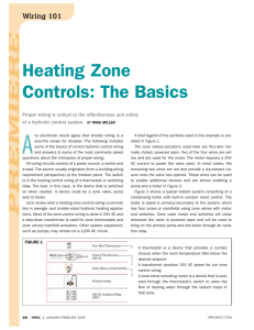 Heating Zone Controls: The Basics