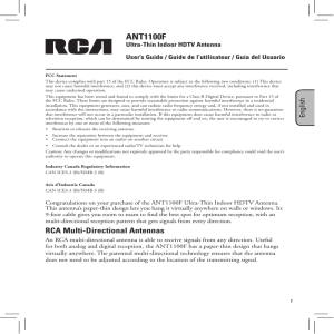 ANT1100F - RCA Antennas