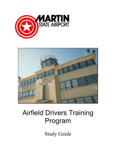Airfield Drivers Training Program