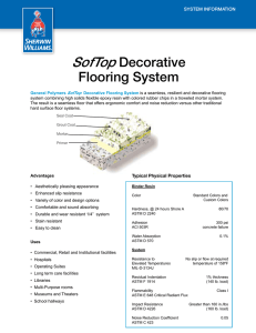 softop Decorative flooring system