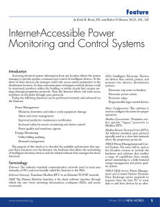 Internet-Accessible Power Monitoring and Control Systems