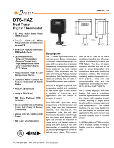 DATA SH. L-150 DTS-HAZ-B thermostat.cdr