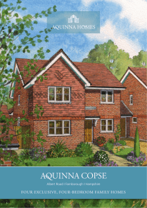 four exclusive, four-bedroom family homes