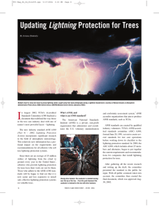Lightning Protection for Trees