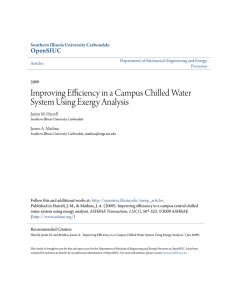 Improving Efficiency in a Campus Chilled Water System