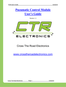 Pneumatic Control Module - Cross the Road Electronics Cross the