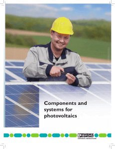 Phoenix Contact - Components and Systems for Photovoltaics