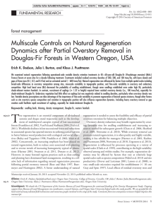 Multiscale Controls on Natural Regeneration Dynamics after Partial