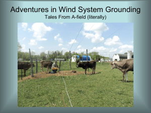 Adventures in Wind System Grounding—Tales From Afield