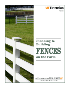 Planning and Building Fences on the Farm