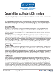 Ceramic Fiber vs. Firebrick Kiln Interiors