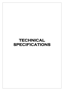 technical specifications