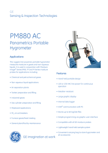PM880 AC Portable Hygrometer