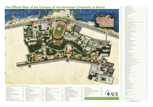 AUB Campus Map - American University of Beirut