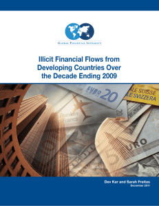 Illicit Financial Flows from Developing Countries over the Decade