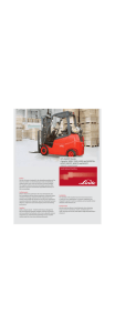 LPG Forklift Trucks Capacity 5000, 5500, 6000 and 6500 lbs. H25CT