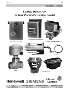 Contact Davies For All Your Pneumatic Control Needs!