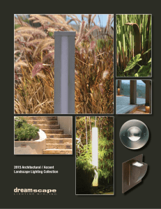 2015 Architectural / Accent Landscape Lighting Collection