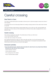 Careful crossing