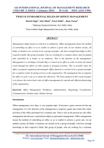 GE-INTERNATIONAL JOURNAL OF MANAGEMENT RESEARCH