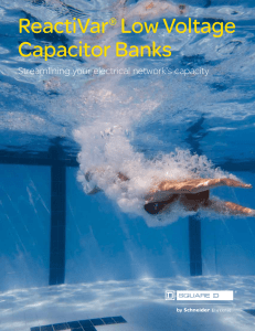 ReactiVar® Low Voltage Capacitor Banks