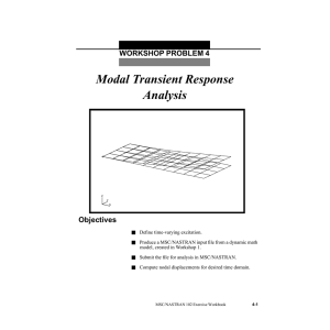 Modal Transient Response Analysis