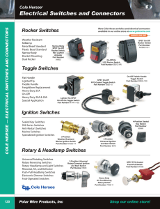 Polar Wire Catalog Cole Hersee Electrical Switches and Connectors
